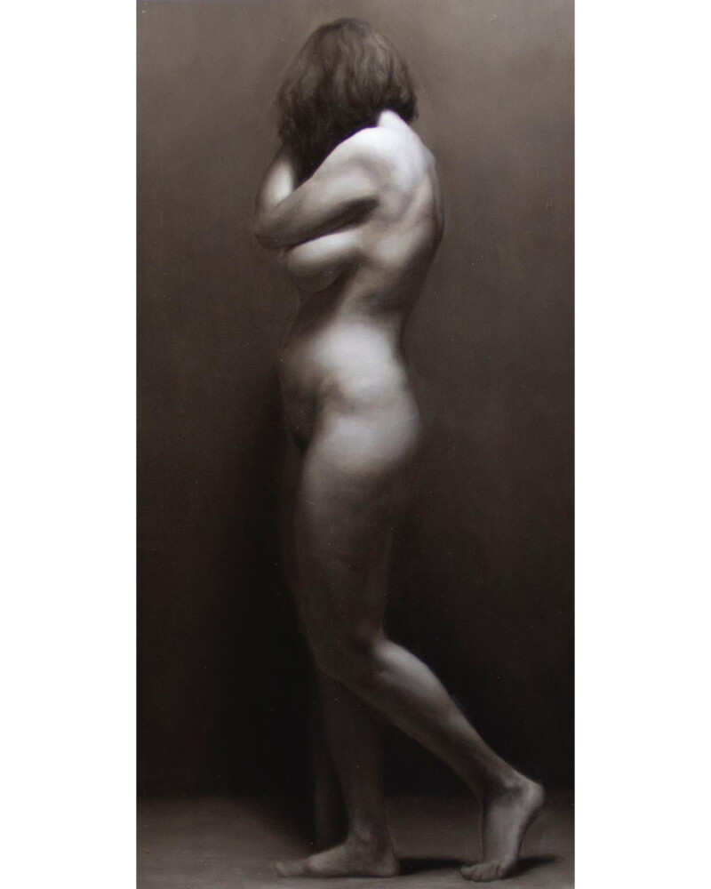 Akt - Oil on canvas - 40 x 80 cm