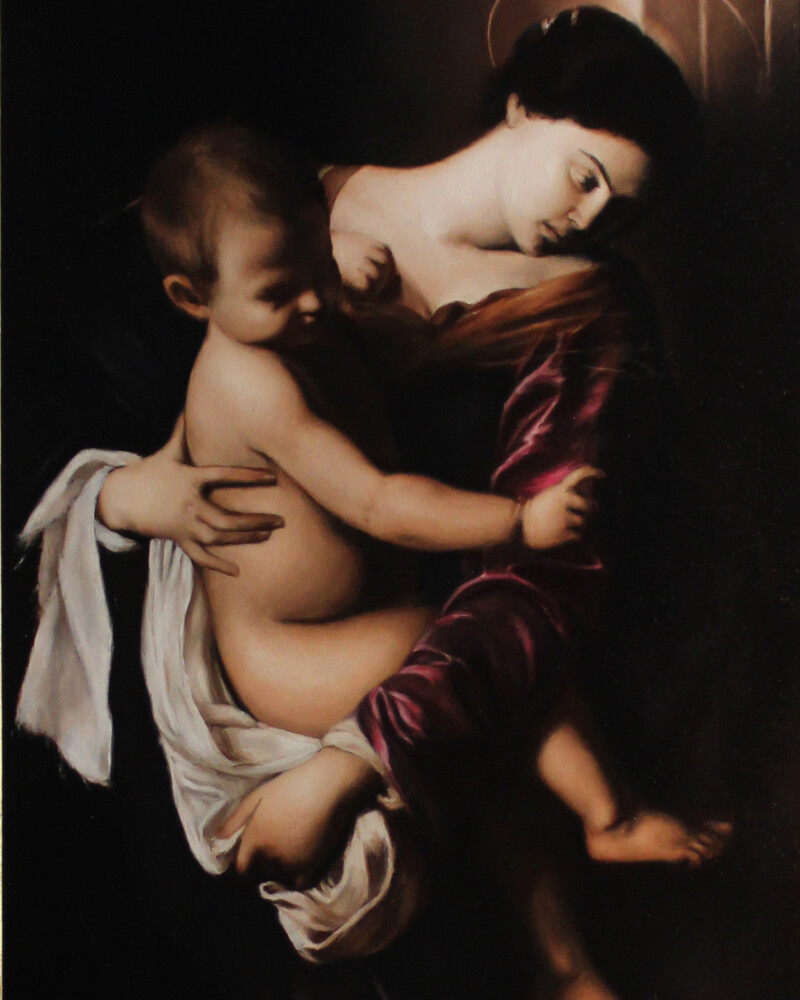Madonna di Loreto - Oil on canvas - 60 x 40 cm